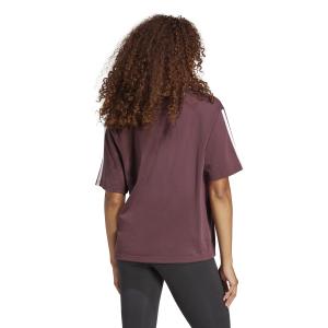 Damski T-shirt typu boyfriend adidas Essentials 3-Stripes image-3