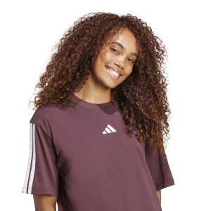 Damski T-shirt typu boyfriend adidas Essentials 3-Stripes image-4