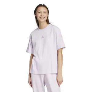 Dames-T-shirt met 3 strepen adidas Boyfriend Essentials image-1