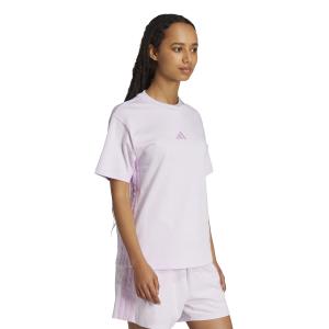 T-shirt i bomull för kvinnor adidas Essentials 3-Stripes image-2