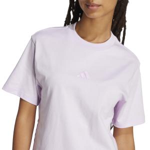 T-shirt i bomull för kvinnor adidas Essentials 3-Stripes image-4