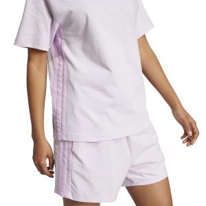 T-shirt i bomull för kvinnor adidas Essentials 3-Stripes image-5