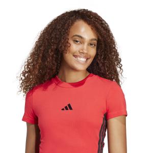 Slank T-shirt voor dames adidas Essentials 3-Stripes Baby image-6