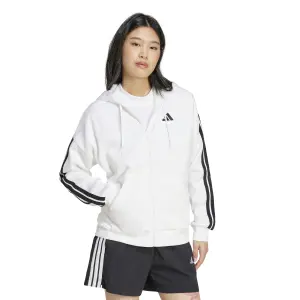 Sudadera con capucha y cremallera adidas Essentials 3-Stripes Fleece image-2