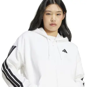 Sudadera con capucha y cremallera adidas Essentials 3-Stripes Fleece image-4