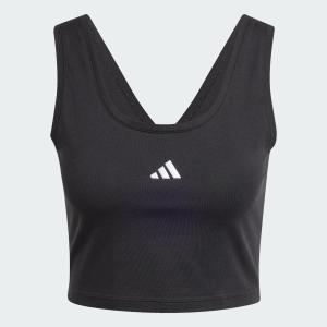 je1321-damestanktop-adidas-essentials-small-logo-zwart-wit