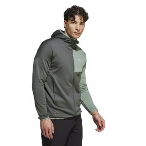 Chaqueta de senderismo con capucha de forro polar adidas Terrex Xperior Climawarm Light image-3