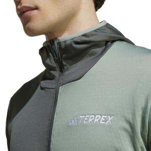 Chaqueta de senderismo con capucha de forro polar adidas Terrex Xperior Climawarm Light image-5
