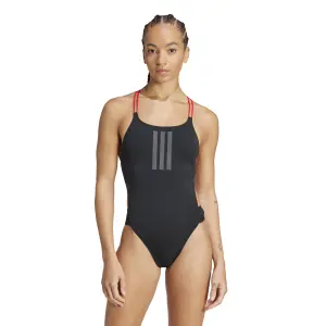 Bañador de una pieza con espalda en X para mujer adidas Ripstream 3 Stripes image-2