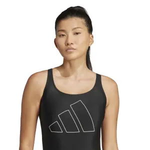 Eén stukje badpak met X-rug voor dames adidas Big Bars image-3