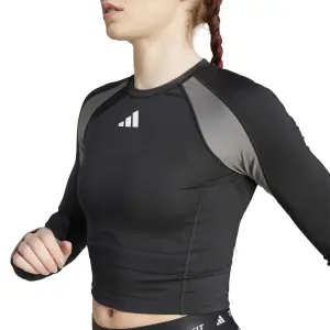 Långärmad tröja för kvinnor adidas Techfit image-5