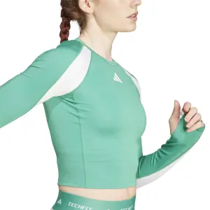Camiseta manga larga mujer adidas Techfit image-6
