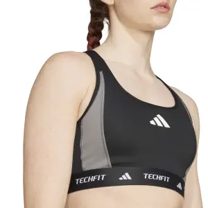 Medium ondersteunende damesbeha adidas Techfit Colorblock image-4