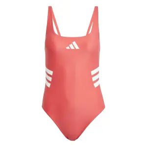Badedragt til kvinder med U-ryg adidas 3-Stripes image-0