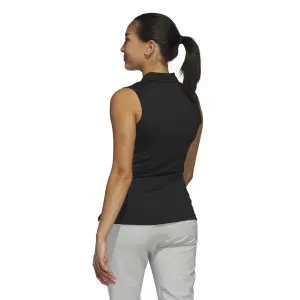 Ærmeløs poloshirt til kvinder adidas Solid Ottoman image-3