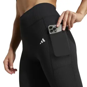 Legging 7/8 para mujer adidas Optime Rib image-4