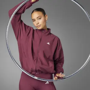 Women's oversized tracksuit jacket adidas Hyperglam image-5