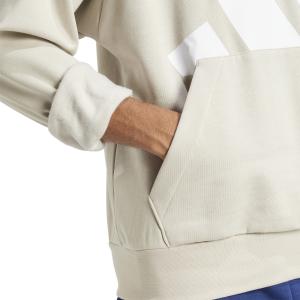 Duża bluza z kapturem z logo adidas Essentials Fleece image-4