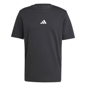 je9024-t-shirt-in-jersey-semplice-adidas-essentials-small-logo-bianco-nero