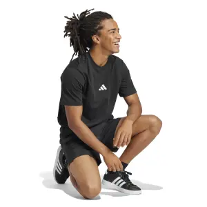 T-shirt in jersey semplice adidas Essentials Small Logo image-2