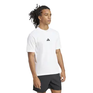 T-shirt in jersey semplice adidas Essentials Small Logo image-2