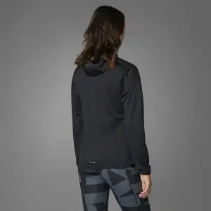 Casaco de caminhada com capuz para mulher adidas Terrex Xperior Climawarm+ Wind Light image-6