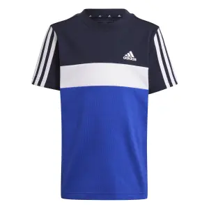 Children's cotton T-shirt adidas Tiberio 3-Stripes Colorblock image-0