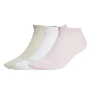Fine low-cut linear socks for children adidas (x3) image-0