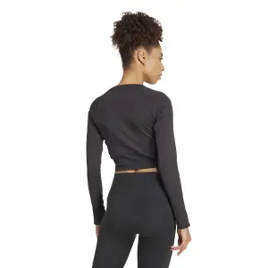 Trainingsshirt met lange mouwen voor dames adidas Essentials Material Mix image-3