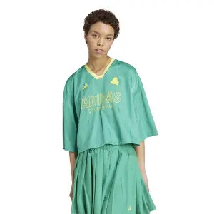 Oversized dames T-shirt adidas Tiro Cut 3-Stripes image-1