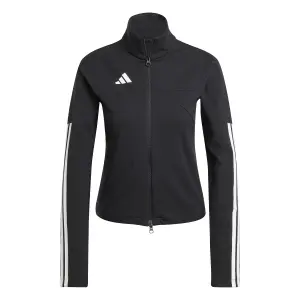 Chaqueta de chándal ajustada con cuello alto para mujer adidas Tiro Cut 3 Stripes image-0