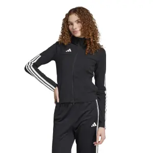 Chaqueta de chándal ajustada con cuello alto para mujer adidas Tiro Cut 3 Stripes image-1
