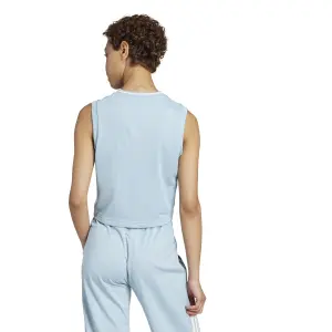 Camiseta de tirantes para mujer adidas Tiro Cut 3 stripes image-3