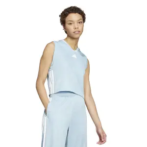 Camiseta de tirantes para mujer adidas Tiro Cut 3 stripes image-4