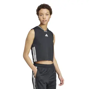 Camiseta de tirantes para mujer adidas Tiro Cut 3-Stripes image-3