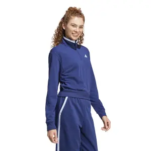 Sudadera cropped mujer 1/4 cremallera adidas Essentials Color Pop image-2