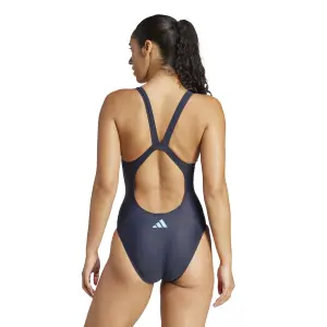 Einteiler Badeanzug Damen mit V-Ausschnitt hinten adidas 3-Stripes image-3