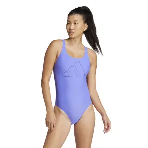 Dames zwempak uit 1 stuk adidas Big Bars image-2