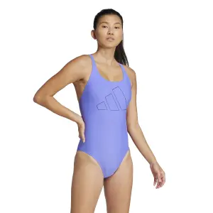 Dames zwempak uit 1 stuk adidas Big Bars image-1