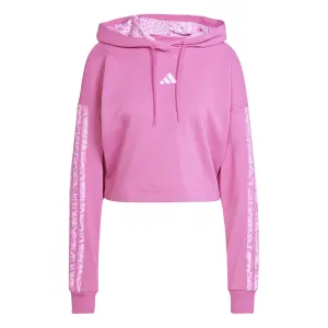 Sweatshirt à capuche imprimé femme adidas Essentials 3-Stripes French Terry image-0
