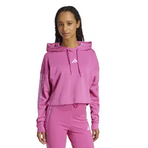 Sweatshirt à capuche imprimé femme adidas Essentials 3-Stripes French Terry image-1