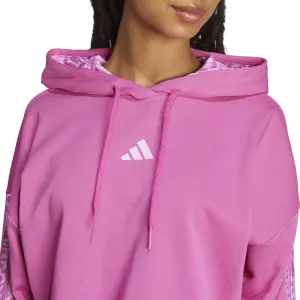 Sweatshirt à capuche imprimé femme adidas Essentials 3-Stripes French Terry image-4