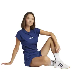 Pantalón corto mujer adidas Essentials Linear French Terry image-4