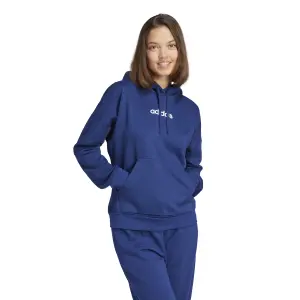Camisola com capuz para mulher adidas Essentials Linear Fleece image-1