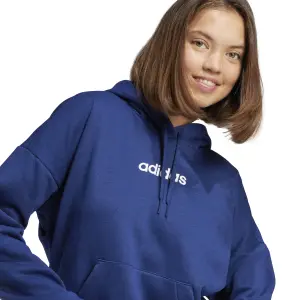 Camisola com capuz para mulher adidas Essentials Linear Fleece image-4