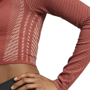 Bezszwowy sweter damski z długim rękawem adidas image-5