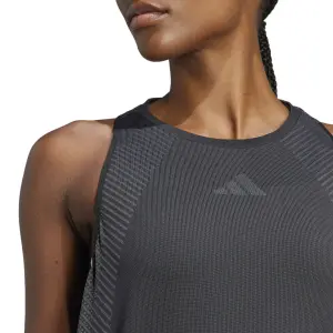 Seamless knitted tank top for women adidas image-4