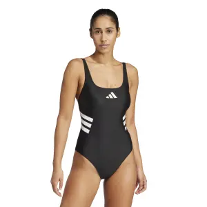 Badedragt til kvinder med U-ryg adidas 3-Stripes image-1