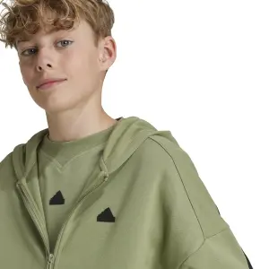Veste de survêtement à capuche zippé enfant adidas Future Icons 3-Stripes image-6