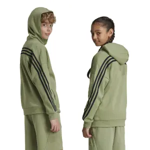 Veste de survêtement à capuche zippé enfant adidas Future Icons 3-Stripes image-4